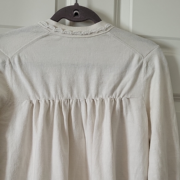 Kate Spade Open-Front White Cardigan Women's Small - Picture 4 of 7